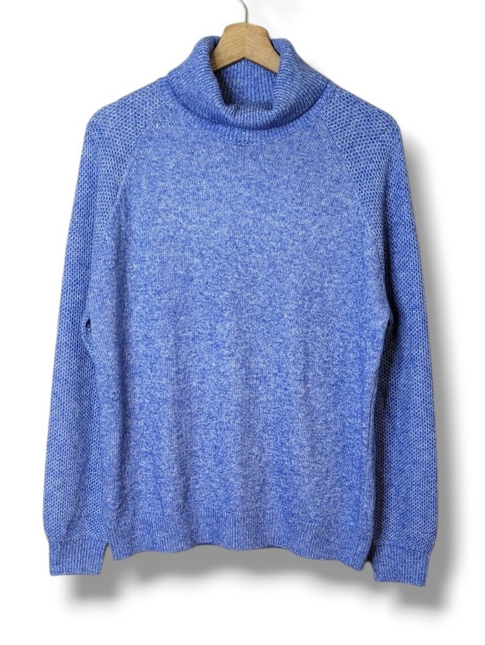 LOFT Blue Turtleneck Sweater Size L NWT